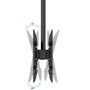 Tooq Soporte de Techo para 2 Pantallas 43-86 pulgadas XL Negro